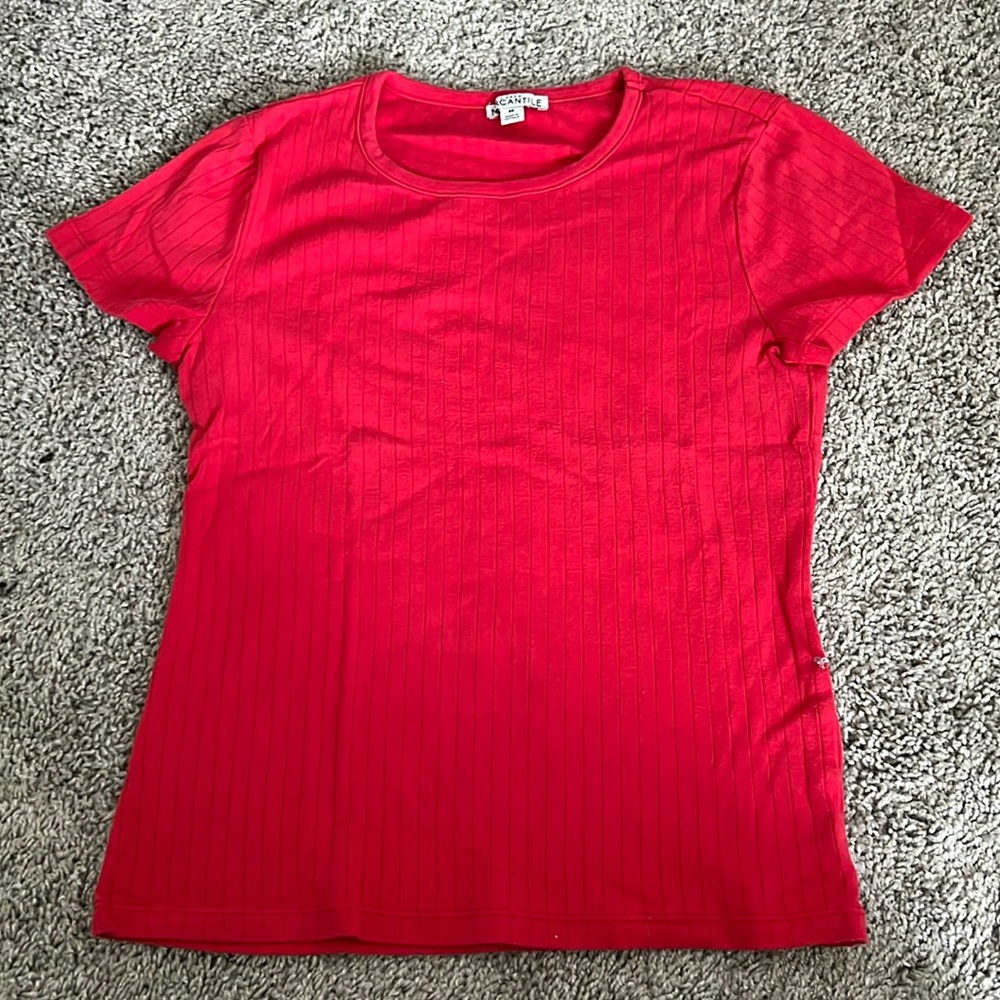 Jcrew Factory Red Shirt - Picture 1 of 2
